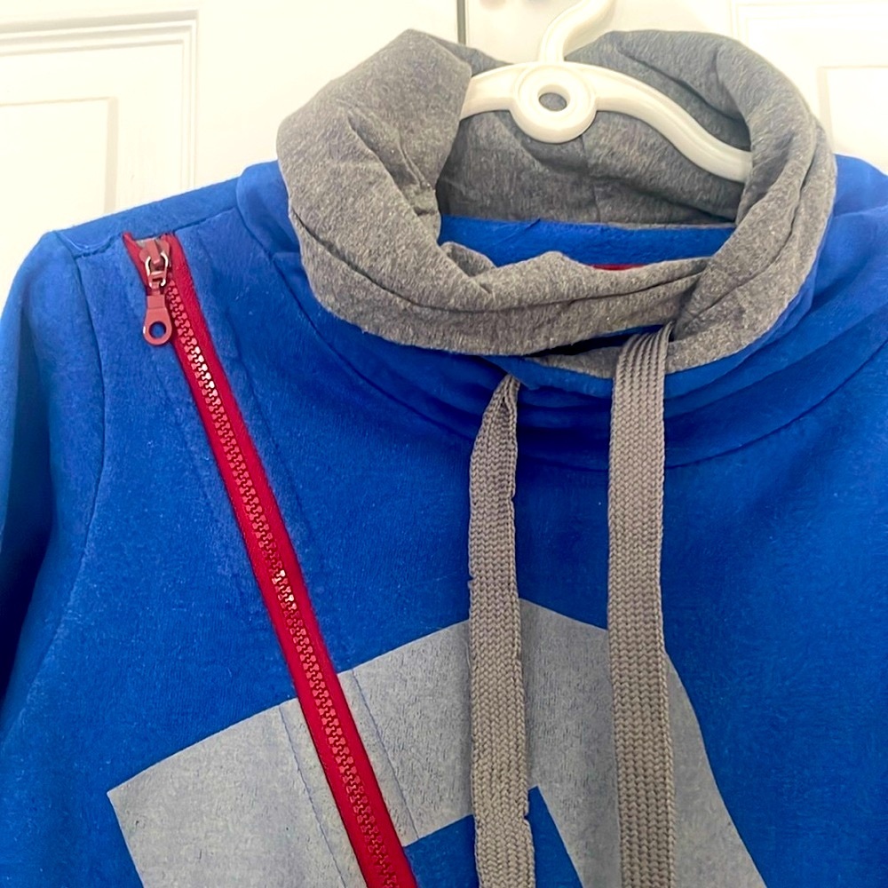 🇬🇷 BERTO CONTI Sweater - Blue & Gray - Picture 7 of 14